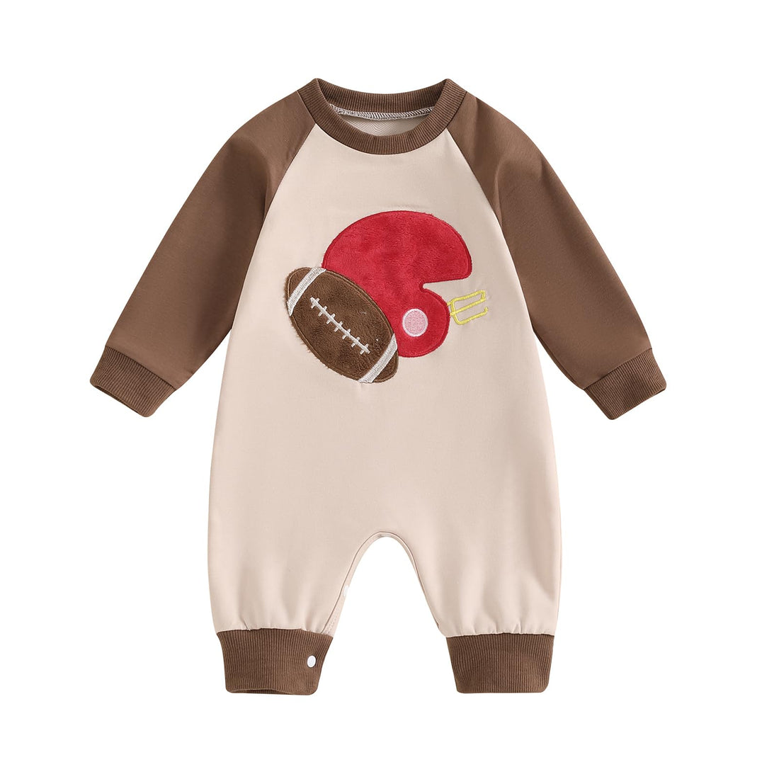 Long Sleeve Football Jumpsuit 3-6 Months